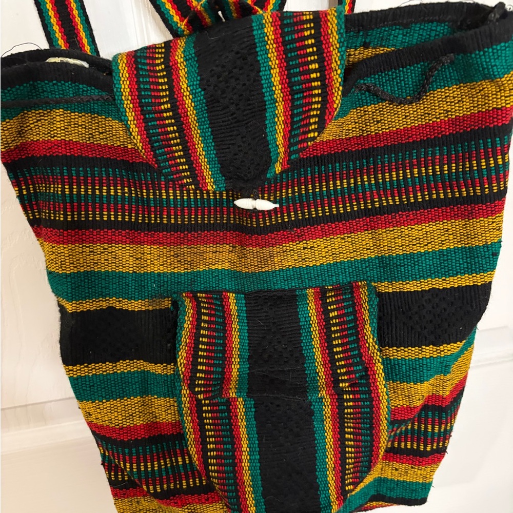 Striped Rasta Backpack backpack - Multicolor - Picture 2 of 3
